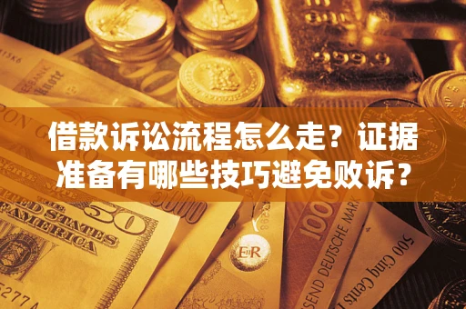 济南借款诉讼流程怎么走？证据准备有哪些技巧避免败诉？