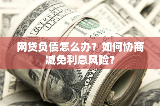 济南网贷负债怎么办？如何协商减免利息风险？