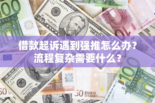 济南借款起诉遇到强推怎么办？流程复杂需要什么？