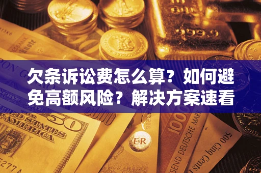 济南欠条诉讼费怎么算？如何避免高额风险？解决方案速看！