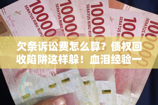 济南欠条诉讼费怎么算？债权回收陷阱这样躲！血泪经验一次讲透