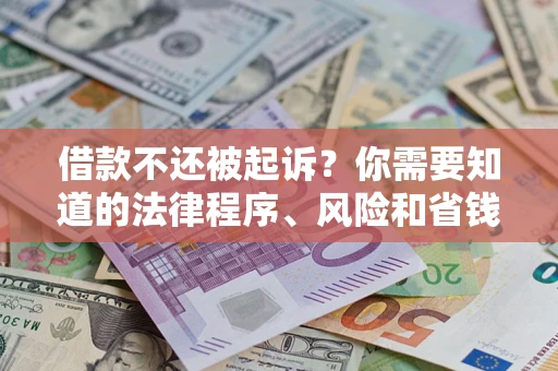 济南借款不还被起诉？你需要知道的法律程序、风险和省钱技巧